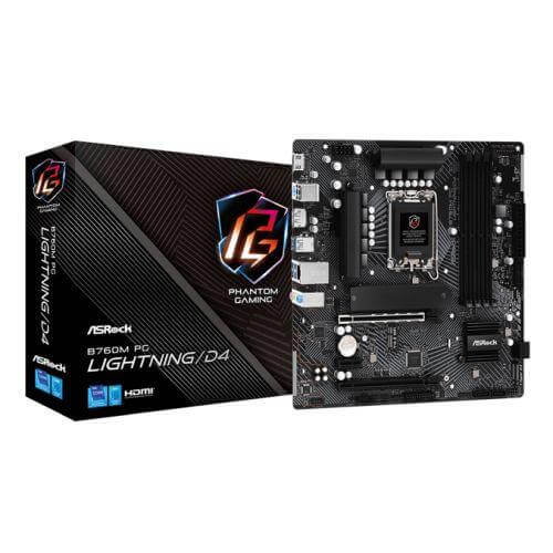 Asrock B760M PG Lightning/D4 Intel 1700 Motherboard £ 81.83 X-Case