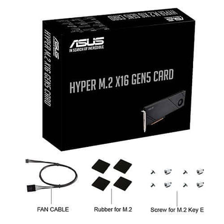 Asus Hyper M.2 x16 Gen5 Card - Boost Your PC Speed £ 70.42 X-Case