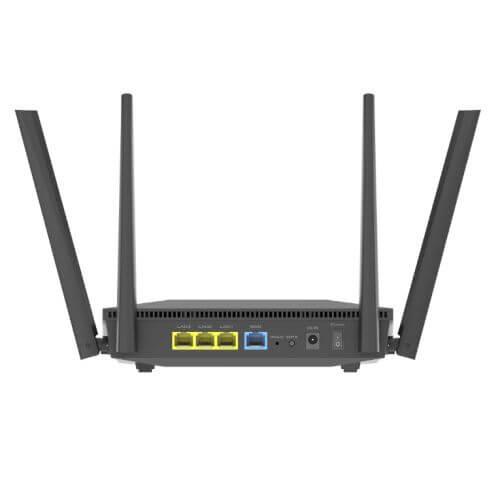 Asus (RT-AX52) AX1800 Dual Band Wi-Fi 6 Extendable Router, Instant Guard,  Parental Control Scheduling, Built-in VPN, AiMesh