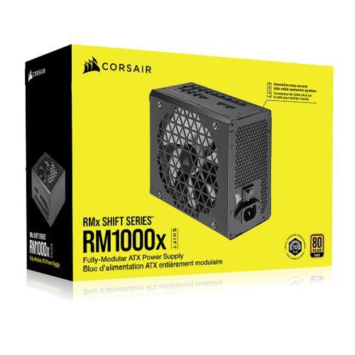 Corsair 1000W RMx SHIFT Series RM1000x PSU, Fluid Dynamic Fan, Fully  Modular, 80+ Gold, ATX 3.0, PCIe 5.0 12VHPWR, 10 Year Warranty