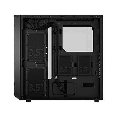 Fractal Design Focus 2 (Black TG) Gaming Case w/ Clear Glass Window, £ 50.97 X-Case