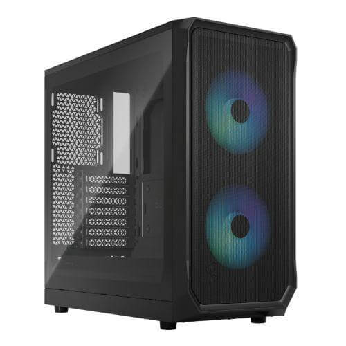 Fractal Design Focus 2 RGB (Black TG) Gaming Case w/ Clear Glass £ 60.53 X-Case