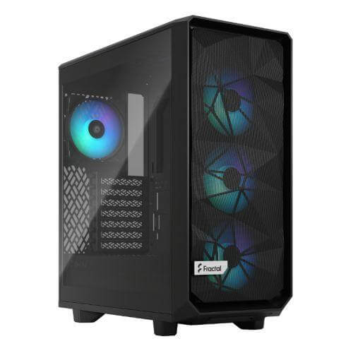 Fractal Design Meshify 2 Compact Lite RGB (Black TG) Gaming Case w/ £ 87.85 X-Case