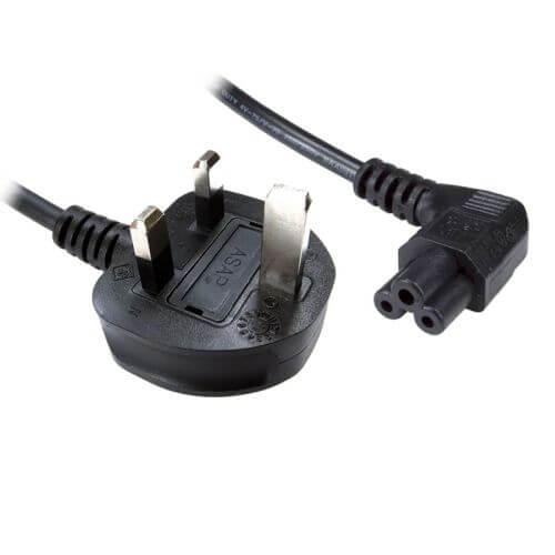 Jedel UK Cloverleaf Power Lead | 1M, Right Angle £ 2.11 X-Case