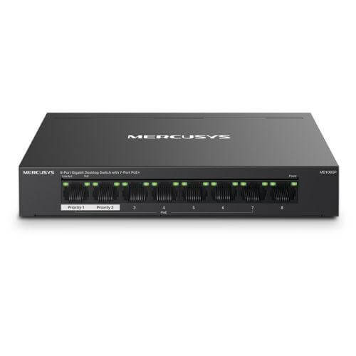 Mercusys 8-Port Gigabit Switch with 7-PoE+ | MS108GP £ 37.25 X-Case