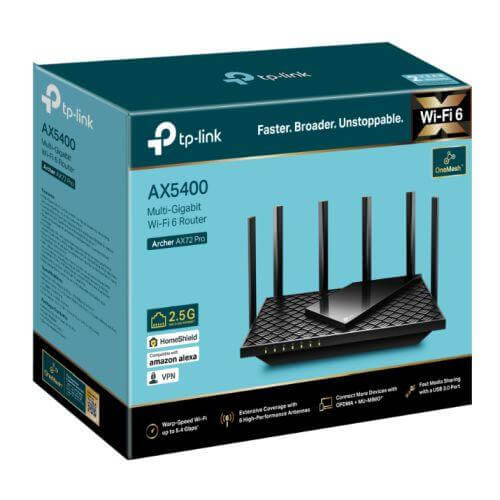 AX5400 TP-LINK Wi-Fi 6 Router - Ultra-Fast Streaming £ 139.68 X-Case