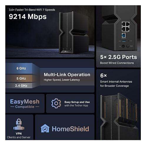 TP-LINK Archer BE9300: Ultimate Wi-Fi 7 Router £ 254.34 X-Case