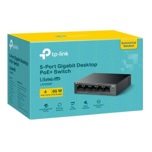 TP-LINK 5-Port Gigabit PoE+ Switch | LS105GP £ 32.13 X-Case