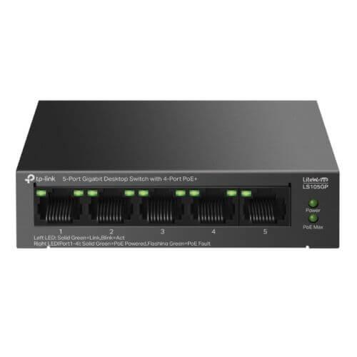 TP-LINK 5-Port Gigabit PoE+ Switch | LS105GP £ 32.13 X-Case