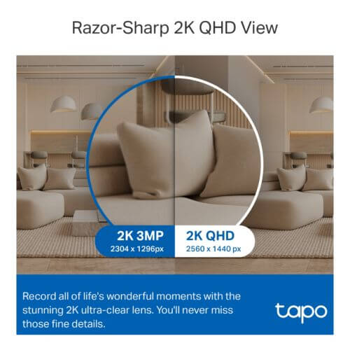 TP-Link Tapo C220, Pan/Tilt AI Home Security Wi-Fi Camera, Enhanced Night  Vision