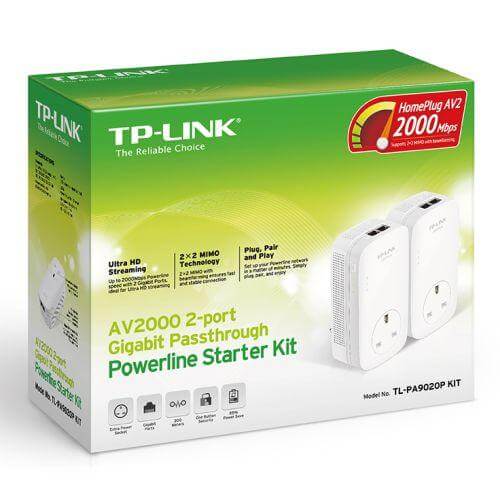 TP-LINK AV2000 GB Powerline Adapter Kit - AC Pass Through £ 87.54 X-Case