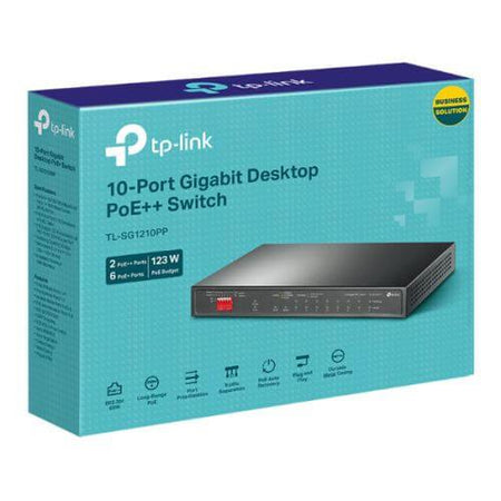 TP-LINK 10-Port Gigabit Switch with PoE+ & PoE++ £ 112.92 X-Case