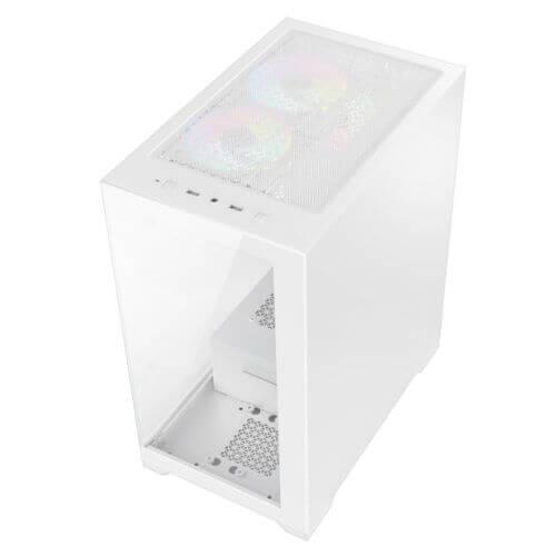 Vida Vetro ARGB Gaming Case - White ATX with Fans £ 46.18 X-Case